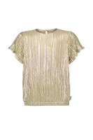 B.Nosy zomer top meisjes - goud - metallic, plissee - Brynn - thumbnail