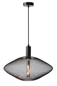 Lucide MESH - Hanglamp - Ø 45 cm - 1xE27 - Zwart