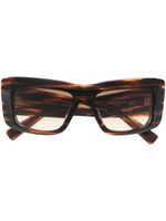 Balmain Eyewear lunettes de soleil Envie à monture carrée - Marron