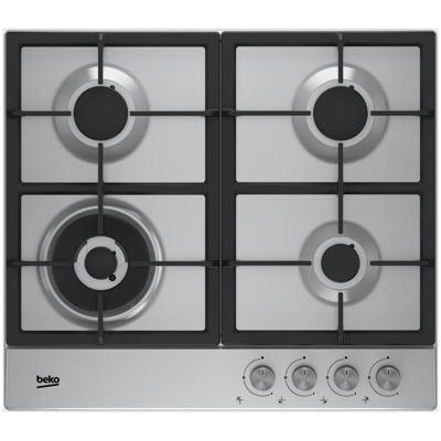 BekoHIAW64225SX Gas kookplaat Grijs