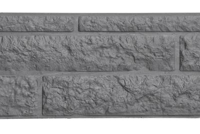 Berton Rotsmotiefplaat smal antraciet 184 cm Tuindeco - Tuindeco
