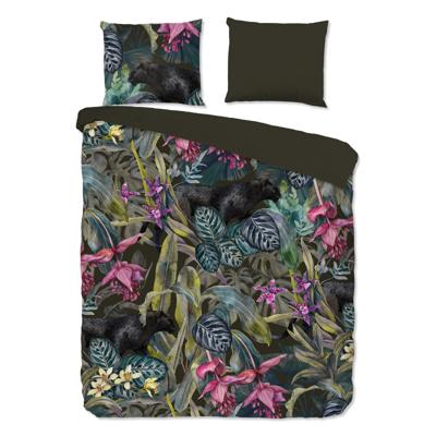 Dekbedovertrek Samurai - Tweepersoons (200x200 cm) - Meerkleurig Microvezel - Dessin: Bloemen, Natuur - Pure - Dekbed-Discounter.nl