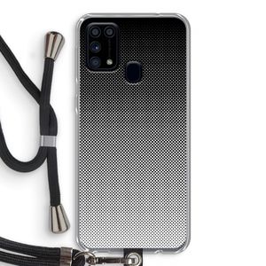 Musketon Halftone: Samsung Galaxy M31 Transparant Hoesje met koord