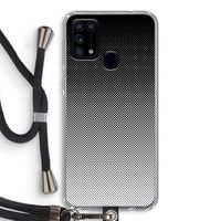 Musketon Halftone: Samsung Galaxy M31 Transparant Hoesje met koord Musketon Halftone: Samsung Galaxy M31 Transparant Hoesje met koord