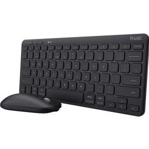 Trust Lyra Draadloos Multi-Connect Toetsenbord en Muis AZERTY Zwart