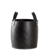 Leen Bakker - Mand Ruben - 30xØ30 Cm - Rubber - Zwart