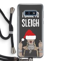 Came To Sleigh: Samsung Galaxy S10e Transparant Hoesje met koord