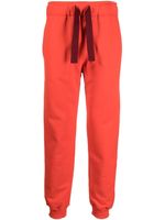 Lanvin pantalon de jogging à lien de resserrage Curb - Rouge