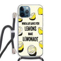 Lemonade: iPhone 12 Pro Max Transparant Hoesje met koord