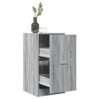 Apothekerskast 40x41x77,5 cm bewerkt hout grijs sonoma eiken