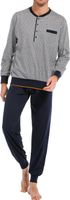 Pastunette pyjama met knopen met print