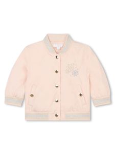 Chloé Kids veste bomber à paillettes - Rose