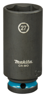 Makita Krachtdop Impact Black, 1/2 27mm lang - E-16536