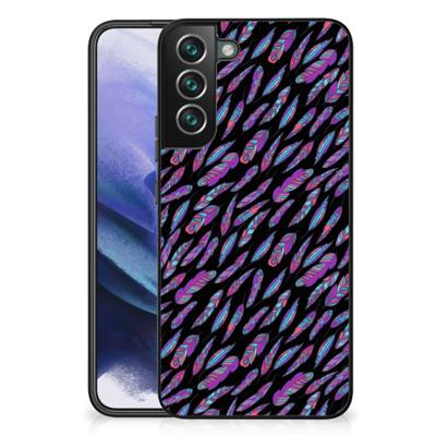Samsung Galaxy S22 Plus Back Case Feathers Color