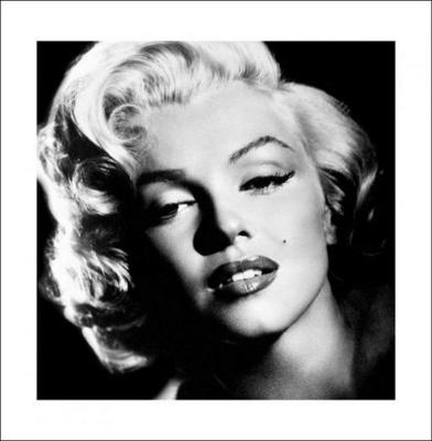 Kunstdruk Marilyn Monroe - Glamour 40x40cm