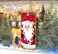 Sticker kerstmis kerstman etiket