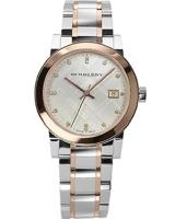Horlogeband Burberry BU9127 Staal Bi-Color 18mm