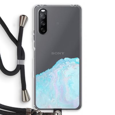 Fantasie pastel: Sony Sony Xperia 10 III Transparant Hoesje met koord