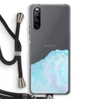 Fantasie pastel: Sony Sony Xperia 10 III Transparant Hoesje met koord