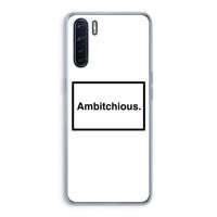 Ambitchious: Oppo A91 Transparant Hoesje