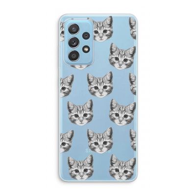 Kitten: Samsung Galaxy A73 Transparant Hoesje
