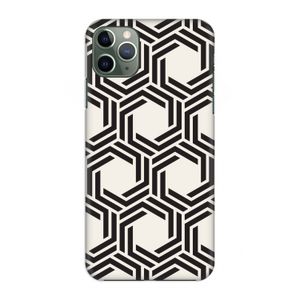 Geometrisch patroon: Volledig geprint iPhone 11 Pro Max Hoesje