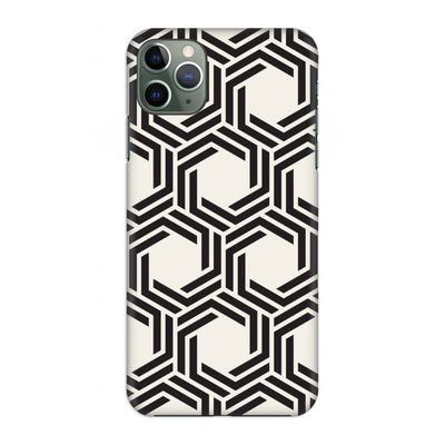 Geometrisch patroon: Volledig geprint iPhone 11 Pro Max Hoesje