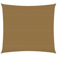 VidaXL Zonnezeil 160 g/m² 7x7 m hdpe taupe