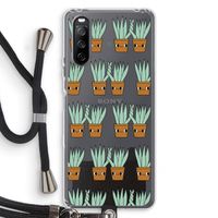 Sansevieria: Sony Sony Xperia 10 III Transparant Hoesje met koord