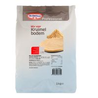 Dr. Oetker - Mix voor Kruimelbodem - 1kg Dr. Oetker - Mix voor Kruimelbodem - 1kg