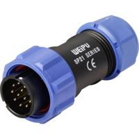 Weipu SP2110 / P 12 II Ronde connector Stekker, recht Totaal aantal polen: 12 Serie (ronde connectoren): SP21 1 stuk(s)