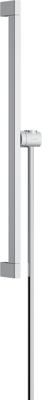 Hansgrohe Unica glijstang E Puro 65 cm met easy slide schuifstuk en Isiflex doucheslang 160 cm, chroom