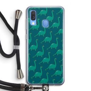 Diplodocus: Samsung Galaxy A40 Transparant Hoesje met koord