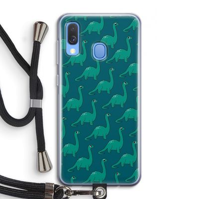 Diplodocus: Samsung Galaxy A40 Transparant Hoesje met koord