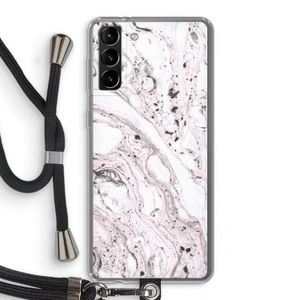Mengelmoes: Samsung Galaxy S21 Plus Transparant Hoesje met koord