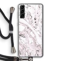 Mengelmoes: Samsung Galaxy S21 Plus Transparant Hoesje met koord