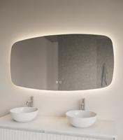 Gliss Design Erato spiegel horizontaal met LED-verlichting en verwarming 140x70cm - thumbnail