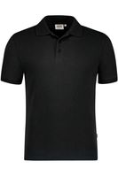 HAKRO Organic Regular Fit Polo shirt Korte mouw zwart - thumbnail