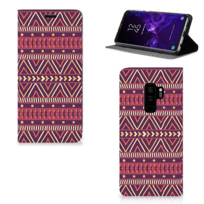 Samsung Galaxy S9 Plus | Hoesje met Magneet | Aztec Paars
