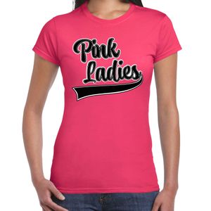 T-shirt Grease Pink ladies - roze - carnaval shirt