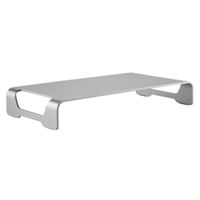 LogiLink Tabletop monitor riser, aluminum Monitorstandaard Hoogte: 6.3 cm (max) Zilver - thumbnail