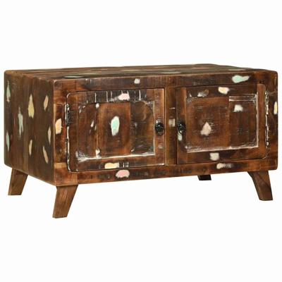 Salontafel Multikleur 80 x 54 x 45 cm massief gerecycled hout