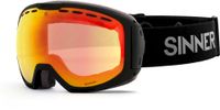 Sinner Mohawk skibril - Mat Zwart - Oranje + Roze lens