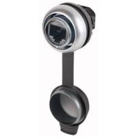 Eaton M22-RJ45-SA Frontelement 107413 RJ45, stekkerbehuizing Aantal polen (sensoren) 8 Zwart 1 stuk(s)