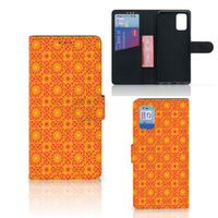 Samsung Galaxy A02s | M02s Telefoon Hoesje Batik Oranje