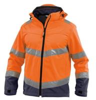 DASSY hoge zichtbaarheidsjas malaga oranje/blauw l