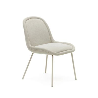 Kave Home Aimin eetkamerstoel chenille Beige