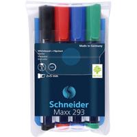 Schneider Schreibgeräte Maxx 293 129394 Whiteboardmarkerset Zwart, Rood, Blauw, Groen 5 stuk(s)