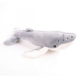 Pluche Bultrug walvis knuffel 24 cm