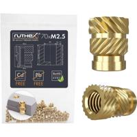 ruthex Schroefdraadinzet RX-M2,5x5.7 GE-M25x57-001 ruthex Schroefdraadinzet RX-M2,5x5.7 GE-M25x57-001